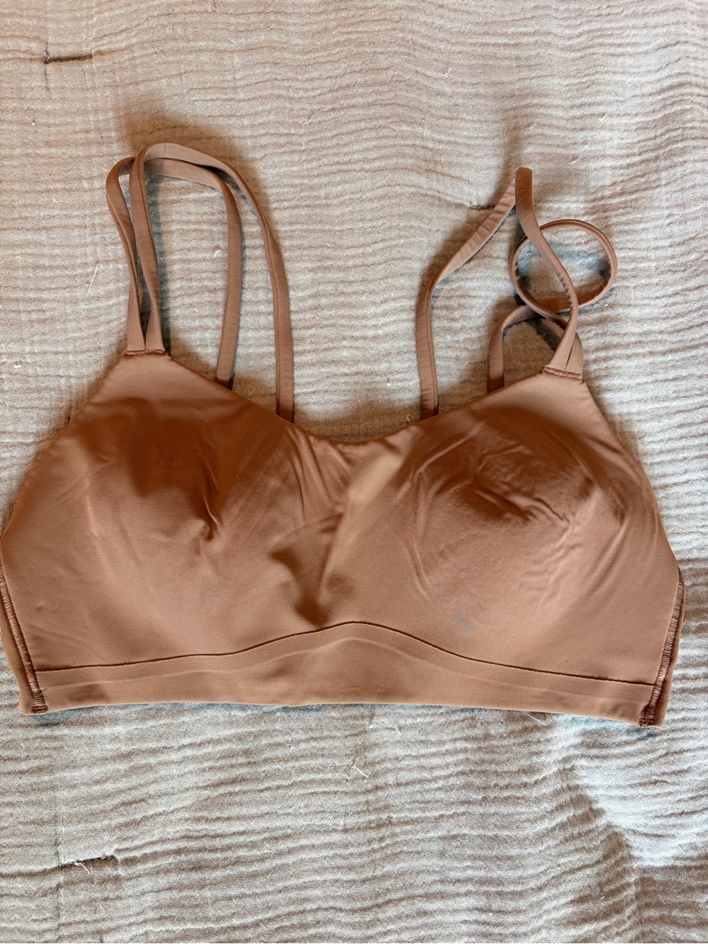 lululemon athletica Double-Strap Wireless Bralette in Tan